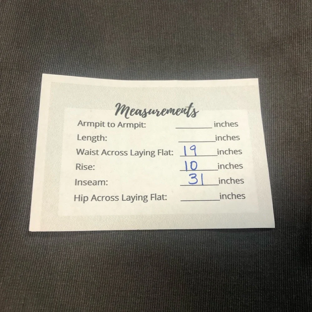 Elle Trouser Pant Low Rise Back Pockets Softy Distressed - Picture 7 of 8